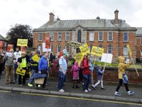 Fracking demonstration