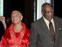 Comedian Bill Cosby and his wife Camille