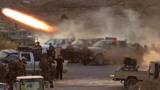 Peshmerga fighting Islamic State in Syria