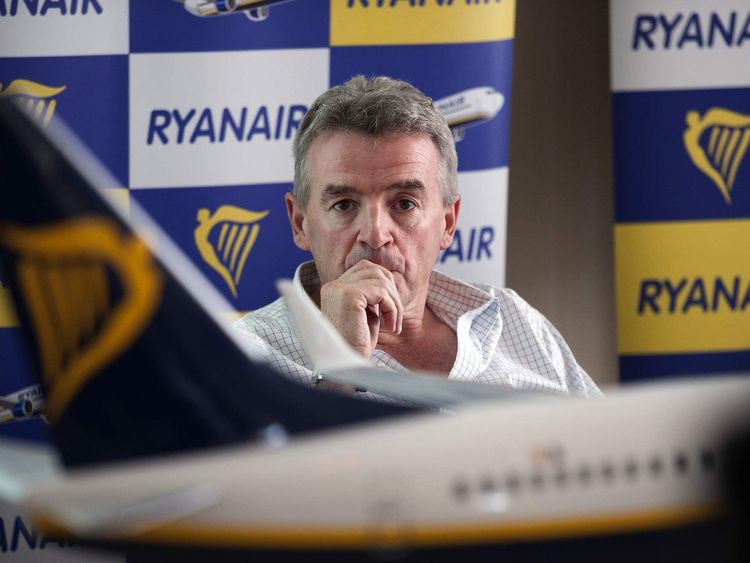 Ryanair&#39;s chief executive Michael O&#39;Leary