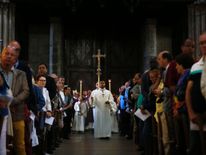 2,000 people attended the Mass at Rouen cathedral