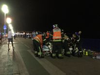 Image from @Nice_Matin showing emergency services personnel at the scene