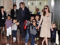Angelina Jolie, Brad Pitt and their six children