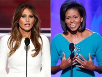 Melania Trump and Michelle Obama