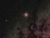 Milky Way and Mars seen from the Rosetta spacecraft