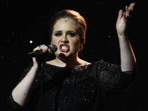 Adele at Brit Awards 2011