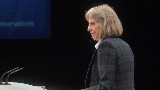 Theresa May, speaking as Home Secretary
