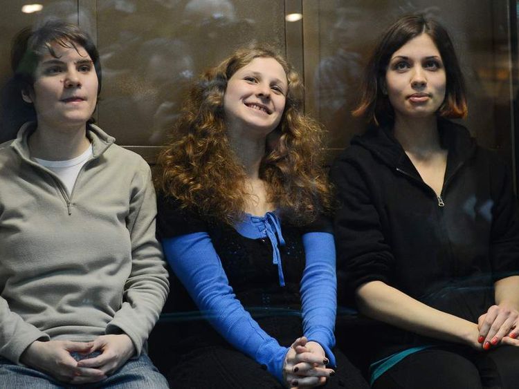 Pussy Riot members in court