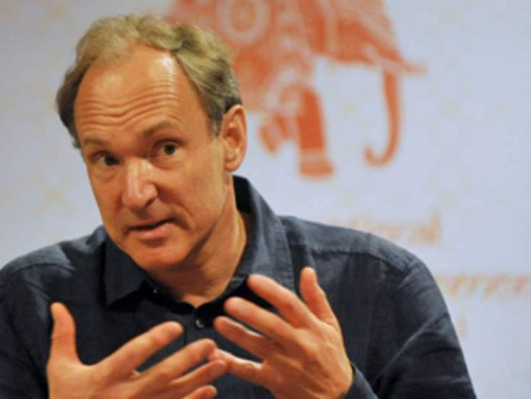 British computer scientist and inventor of the World Wide Web, Tim Berners-Lee