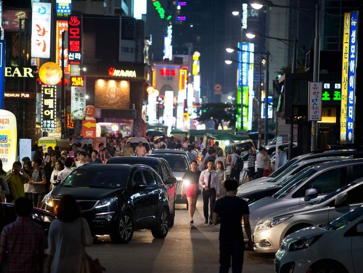 Seoul street scene