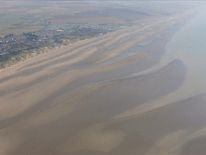 Camber Sands is said to have several sand bars which can be cut off when the tide starts to turn