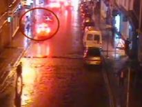 CCTV shows Edward Tenniswood and India Chipchase getting into a taxi