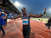 STOCKHOLM, SWEDEN - JUNE 16: Rotich Ferguson Cheruiyot competes in 800m Men during the IAAF Diamond League meeting on Stockholm stadion on June 16, 2016 i