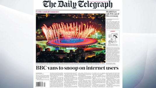 The Daily Telegraph says that the BBC will use new detection vans to find those watching its programmes online without a licence