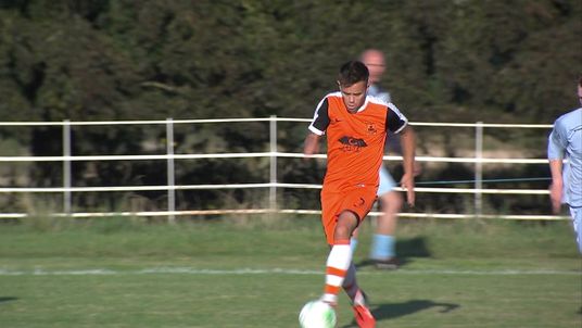 Lee Hendrie playing for Montpelier FC