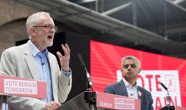 Sadiq Khan warns of split after Corbyn's re-election Sadiq Khan warns of split after Corbyn's re-election