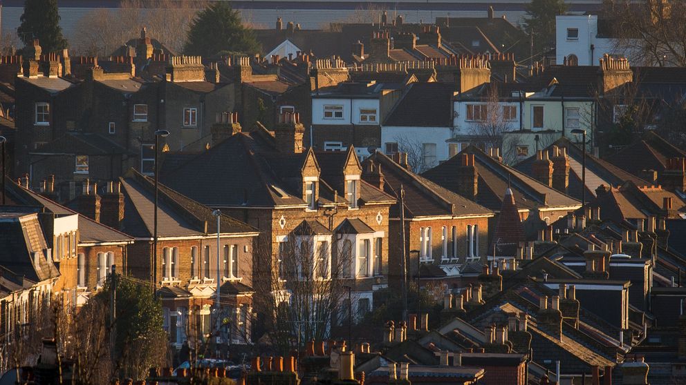 Houses in southeast London. File picture