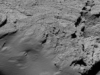 An image captured by Rosetta