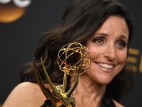Actress Julia Louis-Dreyfus, winner of best actress in a comedy series for Veep