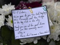 LONDON, ENGLAND - SEPTEMBER 07: A message is left with flowers outside Fabric nightclub following the announcement of its closure on September 7, 2016 in London, England. Fabric, which opened in 1999 and was voted World Number 1 Club in DJ Magazine&#39;s &#39;Top 100 Clubs Poll&#39; in 2007 and 2008, has had its licence revoked by Islington council, a decision that has been condemned across the political spectrum. (Photo by Carl Court/Getty Images)