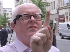 Orcam uses a small camera mounted on a pair of glasses