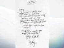 Kim Kardashian&#39;s letter