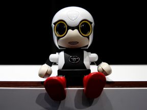Toyota says the palm-sized robot could be a faithful companion