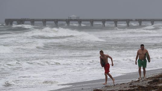 Image result for surfers in hurricane matthew