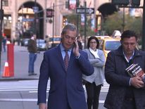 Nigel Farage arrives in New York to meet 'key people'