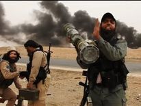 Footage released by so-called Islamic State, claiming to be from Gogjali on the outskirts of Mosul