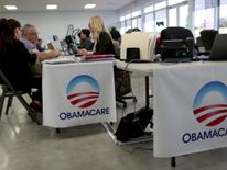People signing up for Obamacare