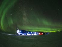 The Halley Research Station in Antarctica