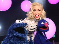 Gwen Stefani joins the cast of Sesame Street to sing Be a Good Friend