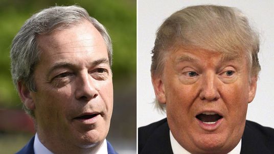 Nigel Farage and Donald Trump