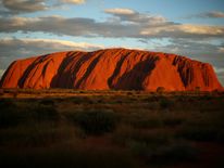 Sunset at Uluru in April 2014