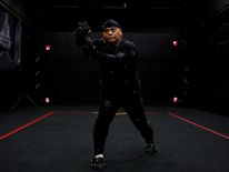 Motion-capture suits are used to animate digital character models