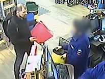 CCTV footage showed Stefano Brizzi buying buckets after the killing from a DIY store