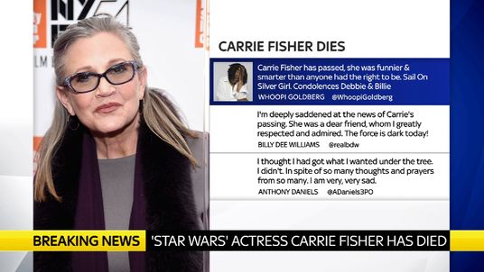 Carrie Fisher Tribute Tweets