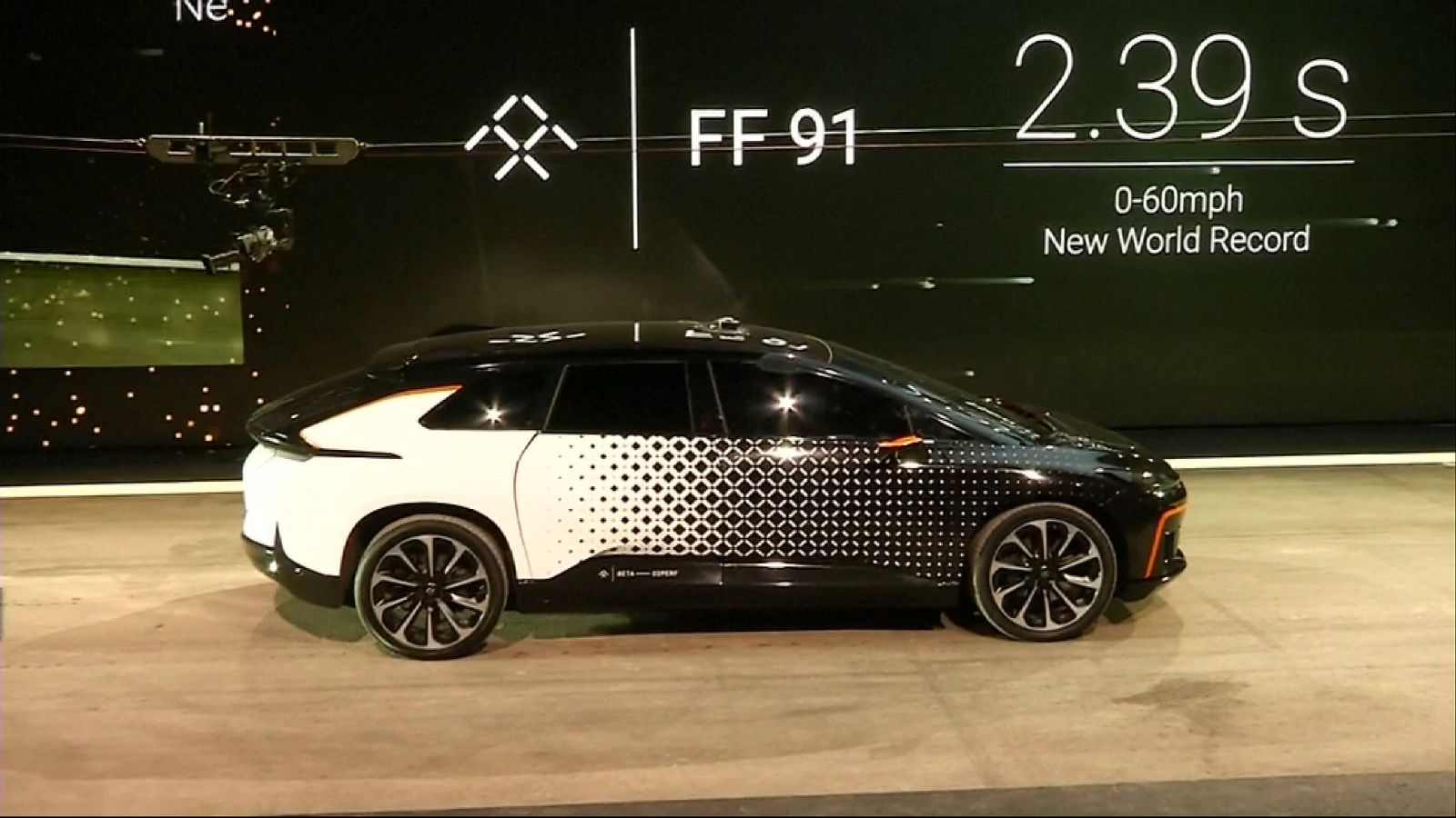 Faraday FF91: World's 'fastest electric car' unveiled