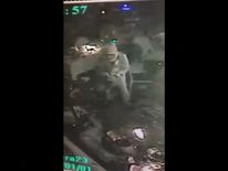 Caught on camera: The suspected gunman inside the club