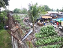 Police and army troops search for prisoners still on the loose