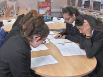 Schoolchildren try reading the terms and conditions of popular social media sites