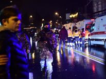 Ambulances and special forces at the scene