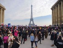 Women protest in Paris