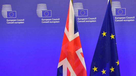 UK and EU flags