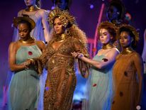 Beyonce had her first performance since announcing she is pregnant with twins