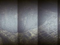 Latest pictures show a metal grating which contained nuclear fuel has largely sunk in