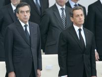 Awkward? Mr Fillon beat Nicolas Sarkozy to the Republican nomination