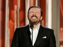 Gervais also became a star Stateside and hosted the Golden Globes three times