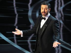Oscars host Jimmy Kimmel takes a dig at the President